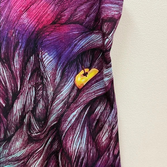 INKnBURN Atalanta Purple Blue Design Tank Top Women’s Sz Large! - Picture 6 of 7